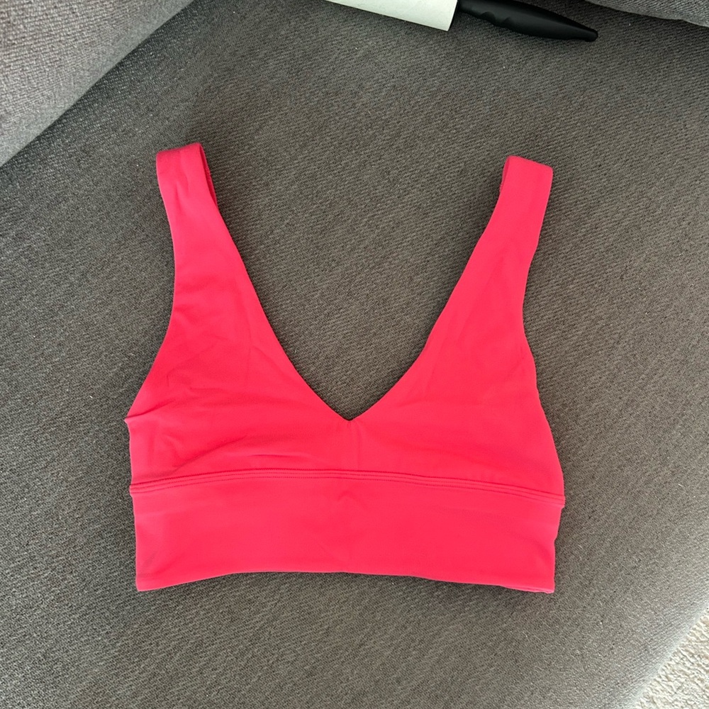 lululemon athletica Bright Pink Sports Bra